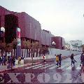 Pabellón Plaza de América en 1994, actual Escuela de Ingenieros