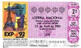 Expo´92 en la Loteria Nacional