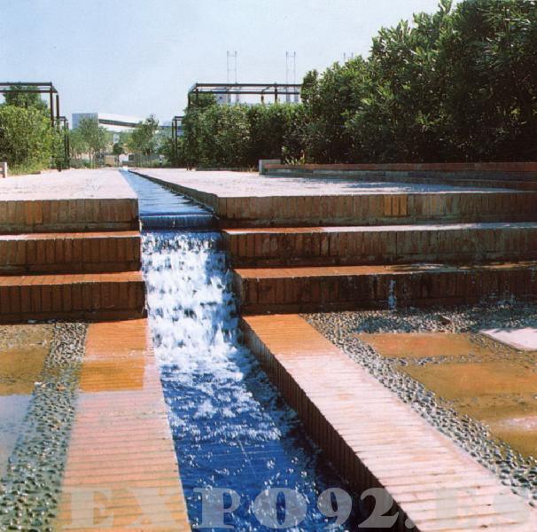 Fuente en los Jardines del Guadalquivir