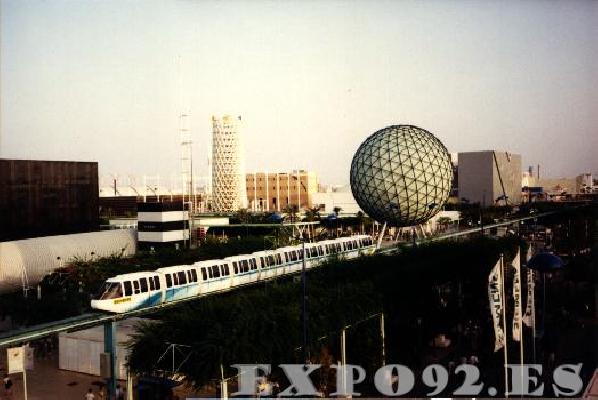 Vista desde el pabellón de Alemania